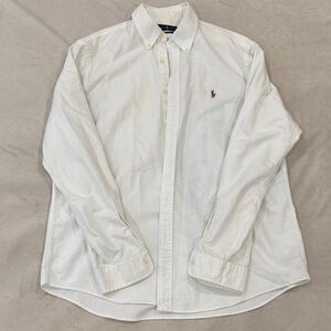 Polo by Ralph Lauren White Botton-Up Shirt